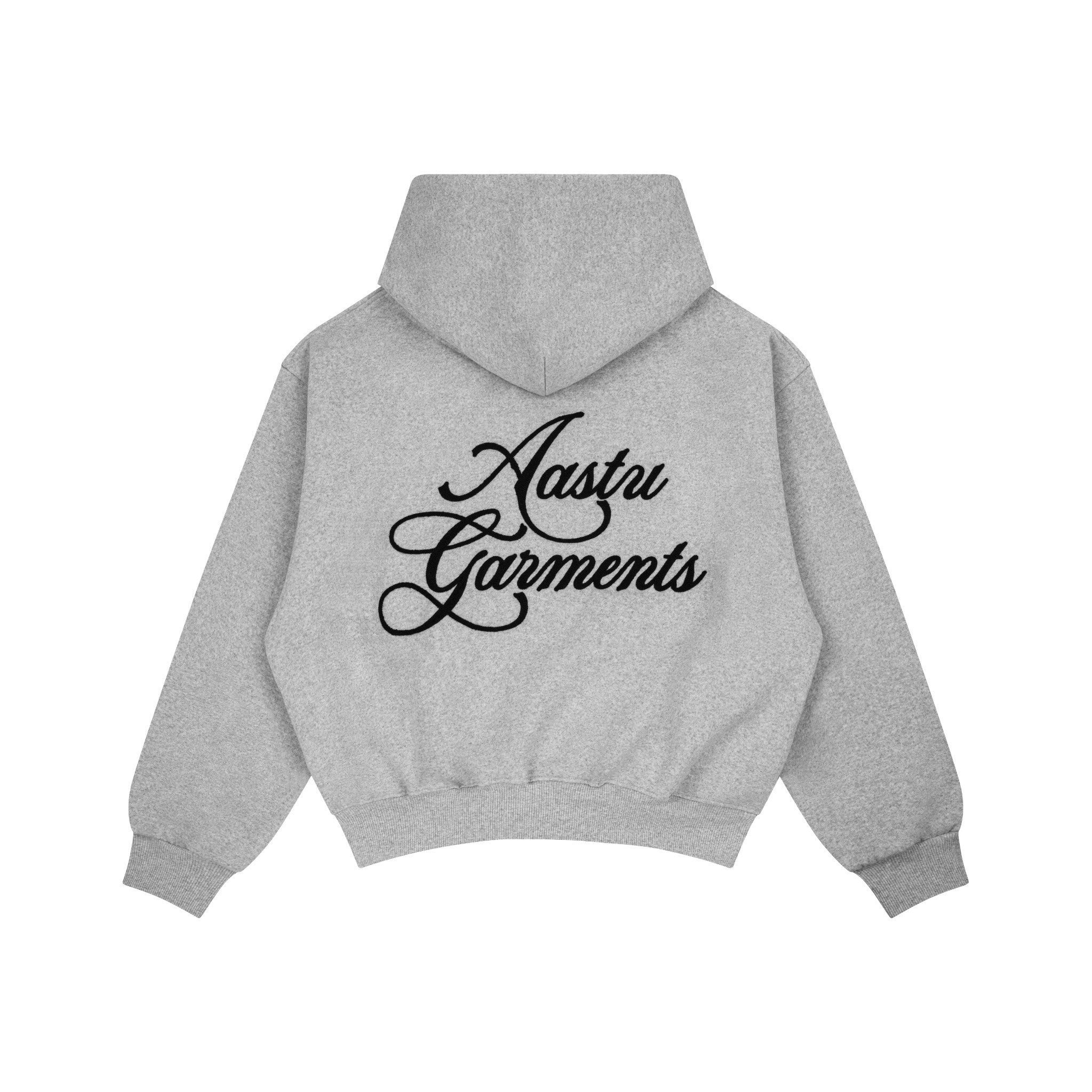 HAVENIX GARMENT HOODIE ZIP GREY